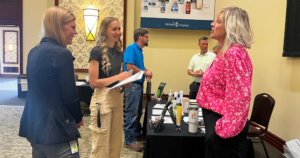 Women discussing Melaleuca job opportunities